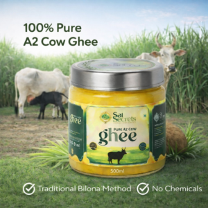 Sai Secrets Pure A2 Cow Ghee - 500ML