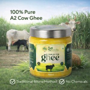 Sai Secrets Pure A2 Cow Ghee - 750ML