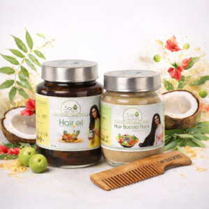 Sai Secrets Hair Oil - 500Ml + Hair Pack – 300GM Unisex Product