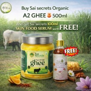 Sai Secrets Pure A2 Cow Ghee - 500ML