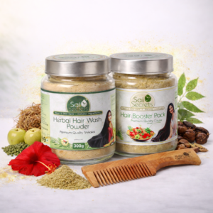 Sai Secrets Hair Booster Pack - 300GM + Shikkakai – 300GM Unisex Product
